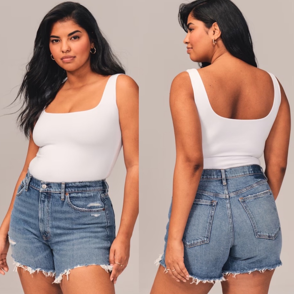 Abercrombie & Fitch High Rise 4 Inch Mom Short Curve love size 30/10